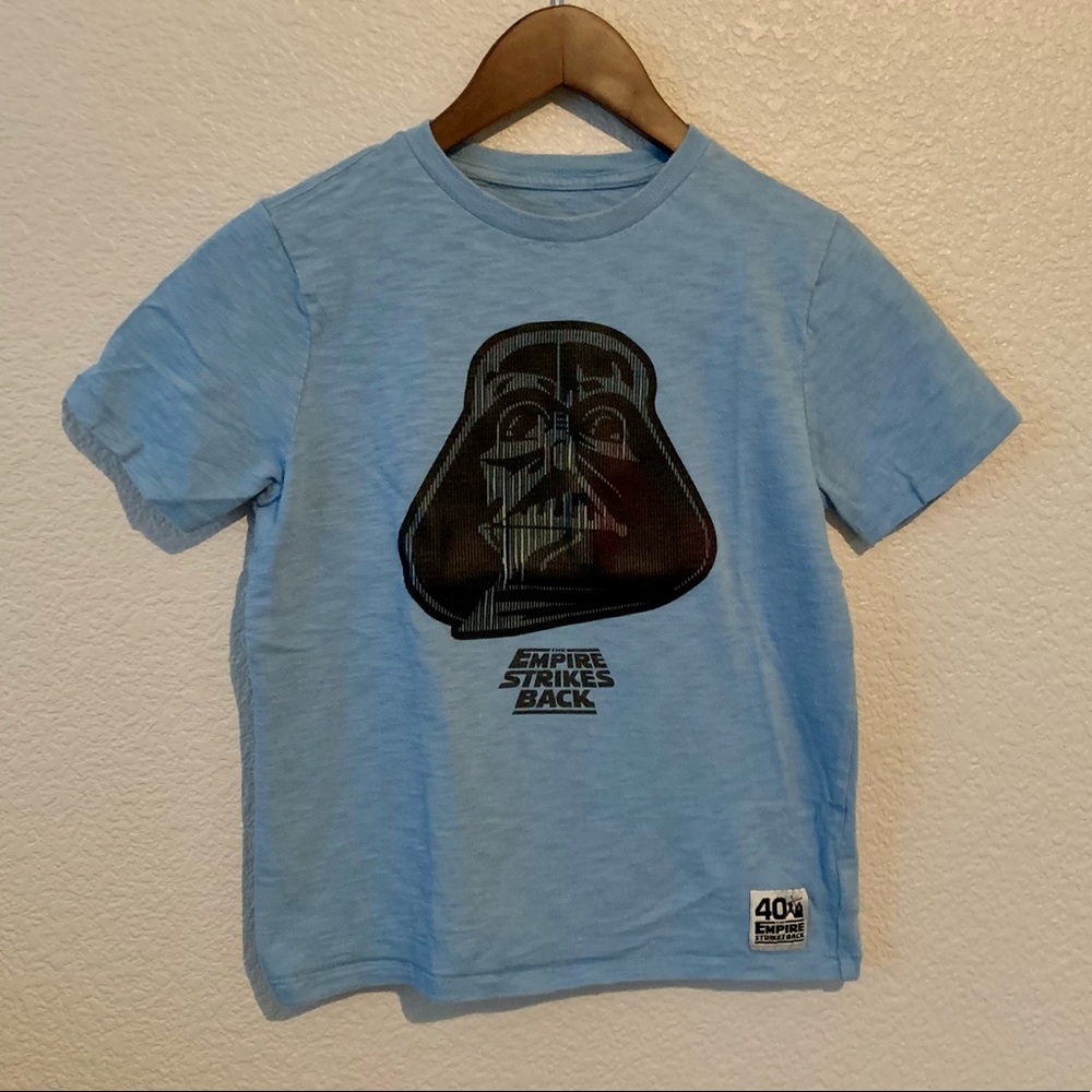 Gap Kids Boys Star Wars Holographic Tee Shirt Size Medium